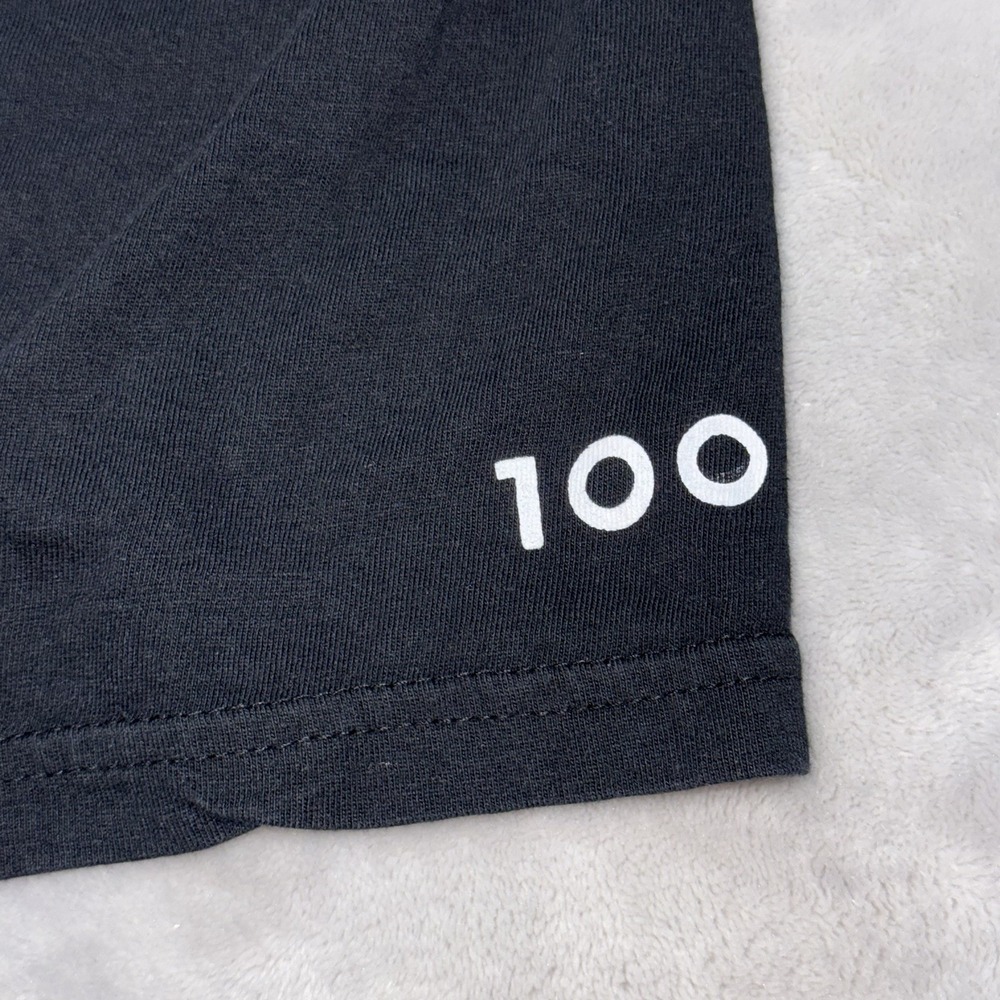 Peloton 4XL T-Shirt Mens Black Century Club 100 Short Sleeve Cotton Logo - Picture 6 of 8